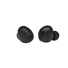 JBL Tune 115TWS Bluetooth Truly Wireless In Ear Earbuds with with mic, 21 Hours Combined Playtime, Dual Connect and Bluetooth 5.0 (Black)
