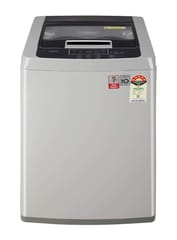 LG 6.5 Kg 5 Star Smart Inverter Fully-Automatic Top Loading Washing Machine (T65SKSF1Z, Middle Free Silver)