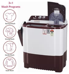 LG P8035SRAZ 8 kg Semi Automatic Washing Machine, White