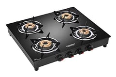 Belenus 4B Neo Maharaja Whiteline Belenus Neo Gas Cooktop-4 Burners (Black)