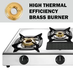 Butterfly Matchless 3 Burner Stainless Steel Manual Gas Stove  (3 Burners)