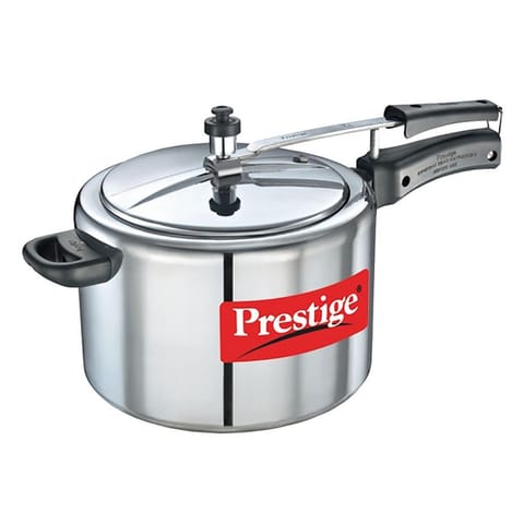 Prestige Pressure cooker_Inner LIDNakshatra Plus Induction Base Aluminum Pressure Cooker (11604), 5 L