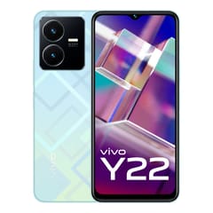 Vivo Y22 (Starlit Blue, 4GB RAM, 64GB Storage)