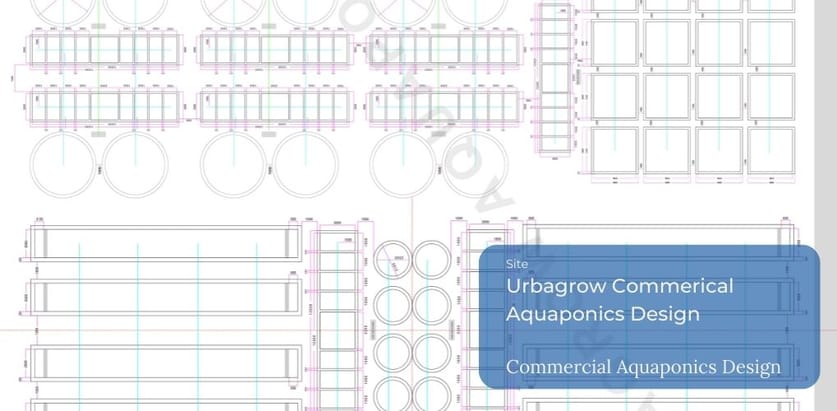 Urbagrow Commercial Aquaponics design