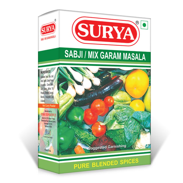SURYA MIX GARAM MASALA / SABJI MASALA - 50G