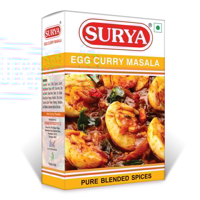 SURYA EGG CURRY MASALA - 50G