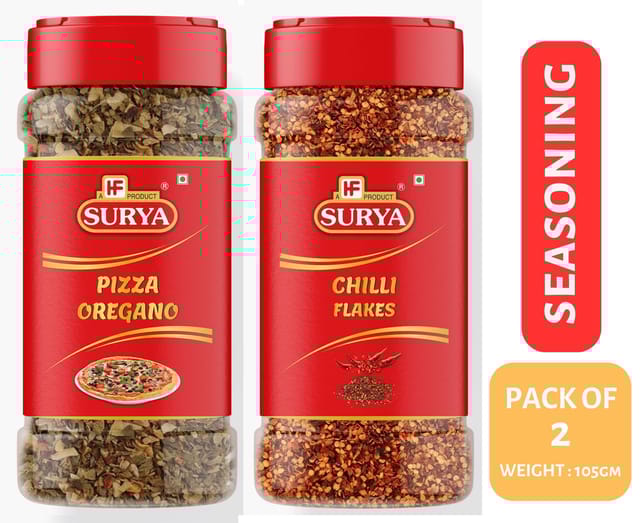 SURYA PIZZA OREGANO AND CHILLI FLAKES