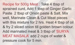 Chicken Masala 100g + 
Mutton masala 100g + 
Chicken kabab65 masala 50g + 
Fish masala 50g