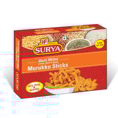 Multi Millet Murukku Sticks 200g + 
Multi Legume Murukku Sticks 200g + 
Multi Grain Murukku Sticks 200g