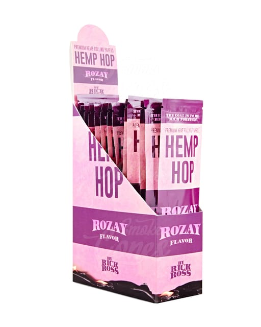Hemp Hop by Rick Ross Hemp Wrap Rolling Papers 25ct. Box - Rozay
