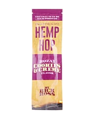 Hemp Hop by Rick Ross Hemp Wrap Rolling Papers 25ct. Box - Cookies & Creme