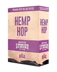 Hemp Hop by Rick Ross Hemp Wrap Rolling Papers 25ct. Box - Cookies & Creme