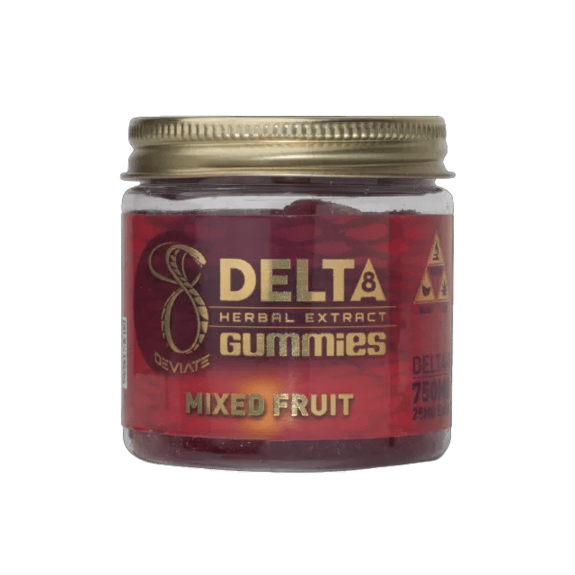 DEVIATE 500mg Delta-8 Mixed Fruit Gummies