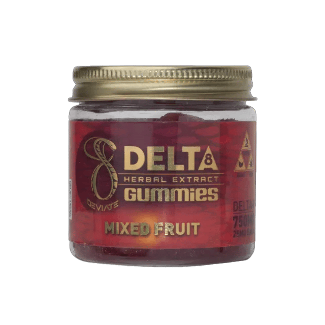 DEVIATE 750mg Delta-8 Mixed Fruit Gummies