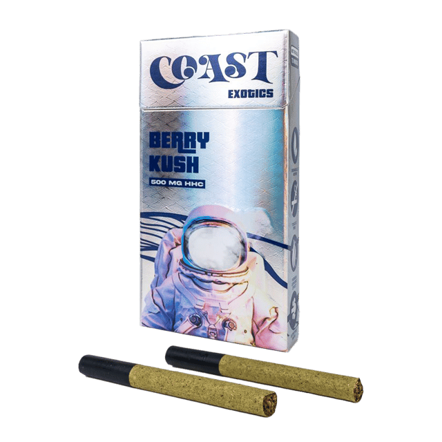 Coast Smokes HHC Hemp Cigarettes - Berry Kush
