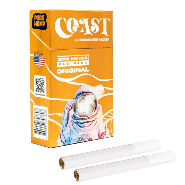 Coast Smokes CBD Hemp Cigarettes - Original