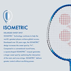 Yonex GR 303 Aluminium Blend Badminton Racquet with Full Cover Blue