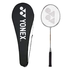 Yonex GR 303 Aluminium Blend Badminton Racquet with Full Cover Silver