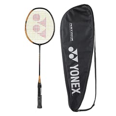 YONEX Graphite Badminton Racquet Smash (Black Clear Orange , G4, 73 Grams, 28 lbs Tension) Black Clear Orange