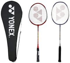 Yonex GR 303 Aluminum Blend Badminton Racquet with Full Cover Red