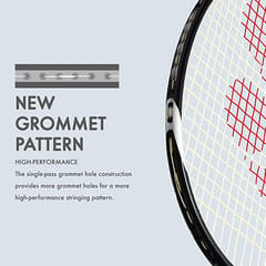 Yonex Graphite Badminton Racquet Muscle Power 29LT Black Grey (G4, 85-89.9 grams, 30 lbs Tension,Set of 1)