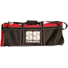 SS Elite Pro Cricket Kit Bag With Wheels - Black/Red