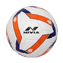 Nivia FB292 Shining Star Footaball, White - Size 5