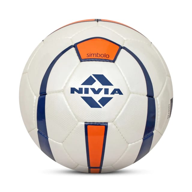 Nivia Simbolo Football, White - Size 5