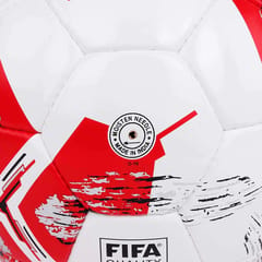 Cosco Platina Men's Footballs, Size 5 (White/Red)