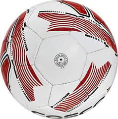 Cosco Permalast Football, Size 5 - White/Red
