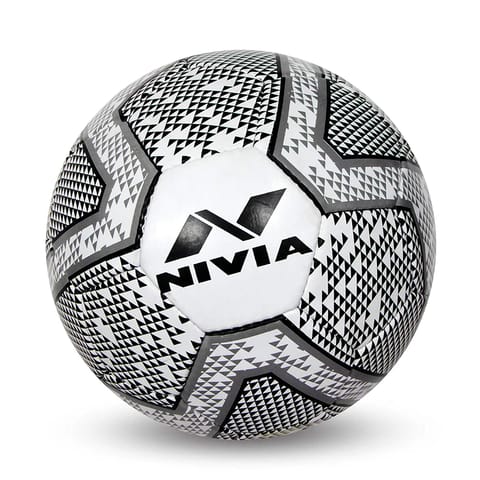 Nivia Black & White Football - Size 5