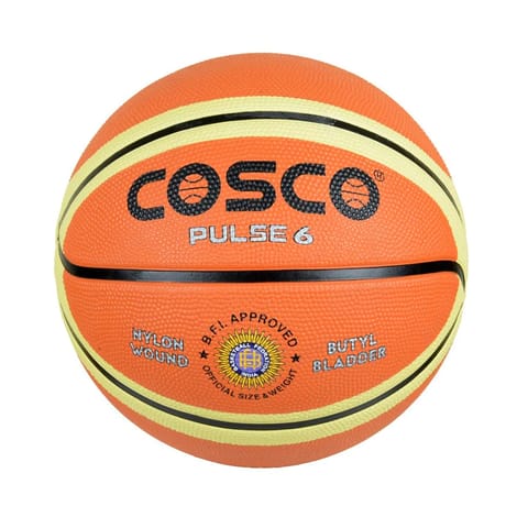 Cosco Pulse Basketball, Brown (Size 6)