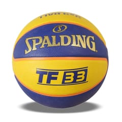 Spalding BB-SPALDING-TF-33-YLW-BLU-6 Basketball, Size 6 (Yellow-Blue)