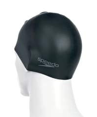 Speedo Unisex-Adult Plain Molded Silicone Swimcap