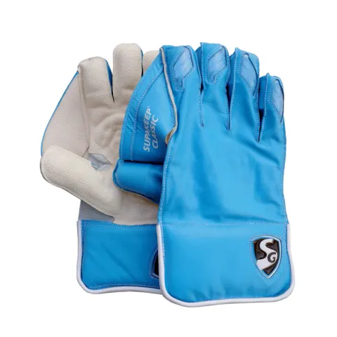 SG Supakeep Classic Wicket Keeping Gloves, Blue/White