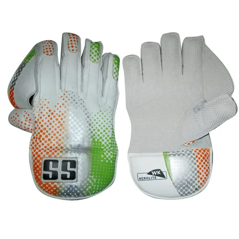 SS Aerolite Wicket Keeping Gloves White/Orange