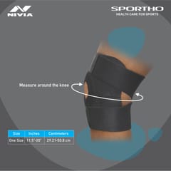 NIVIA Orthopedic Basic Knee Patella Support Adjustable (RB-22)