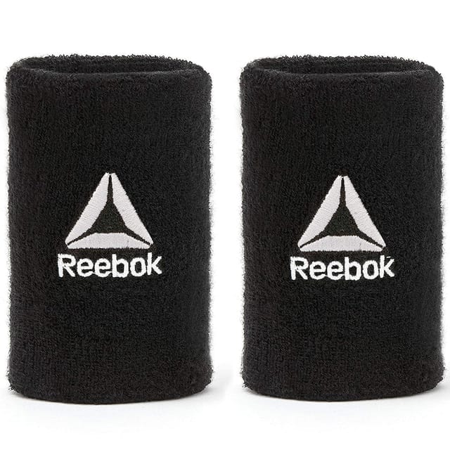 Reebok Sports Wristband, Long - Black