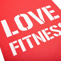 Reebok Love Fitness Yoga Mat, Free Size (Red)