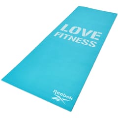 Reebok PVC Love Fitness Mat, 4MM (Blue)