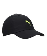 PUMA Unisex-Adult Baseball Cap (2430901 Black-Limepunch_X)