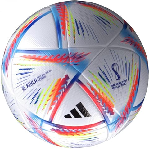 Adidas AL RIHLA League Football - FIFA 2022 - Size 5 (White)