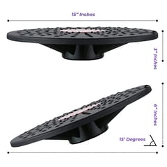 E RELAX Cougar Balance Board with Tube, Stability Training,