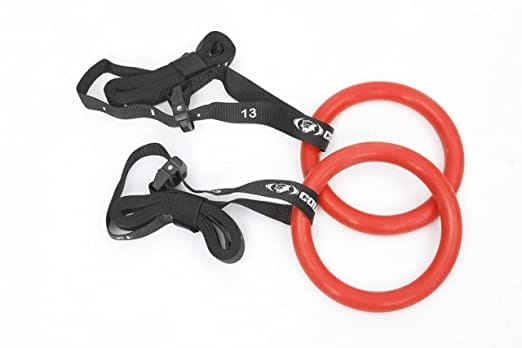 COUGAR Suspension Gymnastic Rings, Olympic Gym Rings with Heavy Duty Adjustable Straps for Gym, Cross Training, Strength Training, Pull Ups and Dips for Men/Women