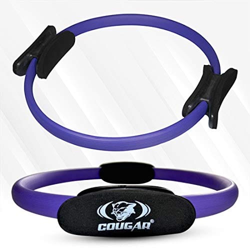 Cougar Foam Circle Exercise Pilates Ring with Full Body Toning Fitness for Yoga, Streching, Relaxation and Improving Backbands