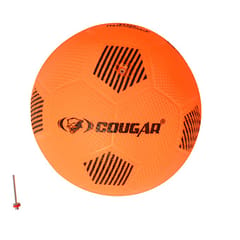 Cougar Funball, Home Play Football Size 1, Soft Soccer Ball with Needle (PVC , Assorted)