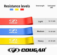 Cougar Super Loop Exercise Bands for Squats, Hips, Legs, Butt, Glutes and Heavy Workouts Physical Therapy, Stretching, Home Fitness, Heavy