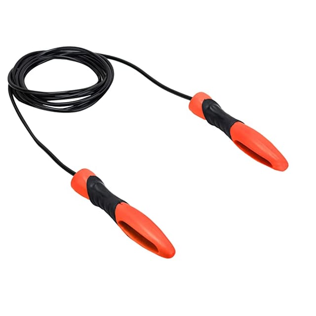 Cougar Jump Rope - Jump Rope for Gym and Home | Skipping Rope for Men, Women, Kids, Children, Weight Loss, Adults | Best Exercise Workout Fitness Accessory Velocity in Orange Colour