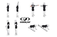 Cougar Latex Chest Expander Yoga Figure 8 Toner for Men and Women, (Yellow Medium)