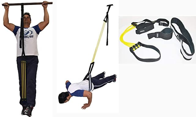 Cougar Professional Power Pull Up Exercise Nylon Fitness Strap with Resistance Upto 100 LBS